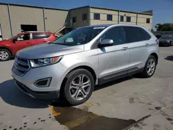 Ford salvage cars for sale: 2018 Ford Edge Titanium