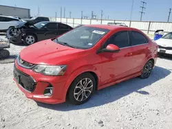 Salvage cars for sale at Haslet, TX auction: 2017 Chevrolet Sonic LT