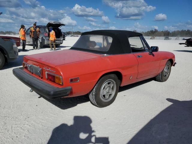 1982 Alfa Romeo Veloce 2000 Spider