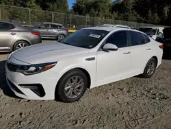 Salvage cars for sale at Waldorf, MD auction: 2019 KIA Optima LX