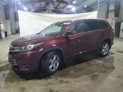 Toyota Vehiculos salvage en venta: 2017 Toyota Highlander Limited