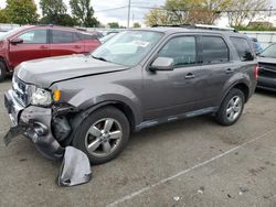 2012 Ford Escape Limited en venta en Moraine, OH