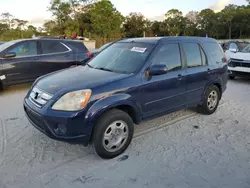 Salvage cars for sale at Fort Pierce, FL auction: 2005 Honda CR-V LX