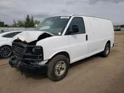 Salvage trucks for sale at Bowmanville, ON auction: 2016 GMC Savana G2500