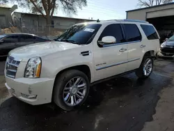 Cadillac salvage cars for sale: 2012 Cadillac Escalade Platinum