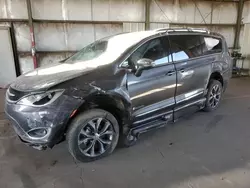 Salvage cars for sale at Phoenix, AZ auction: 2017 Chrysler Pacifica Limited