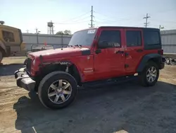 Jeep salvage cars for sale: 2012 Jeep Wrangler Unlimited Sport