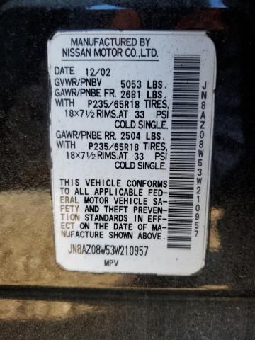 2003 Nissan Murano SL