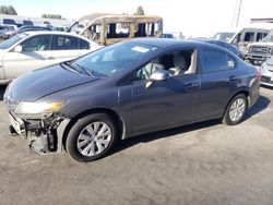 Honda Civic lx Vehiculos salvage en venta: 2012 Honda Civic LX