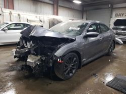 Honda salvage cars for sale: 2021 Honda Civic EX