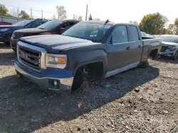 Salvage trucks for sale at Lansing, MI auction: 2015 GMC Sierra K1500 SLE