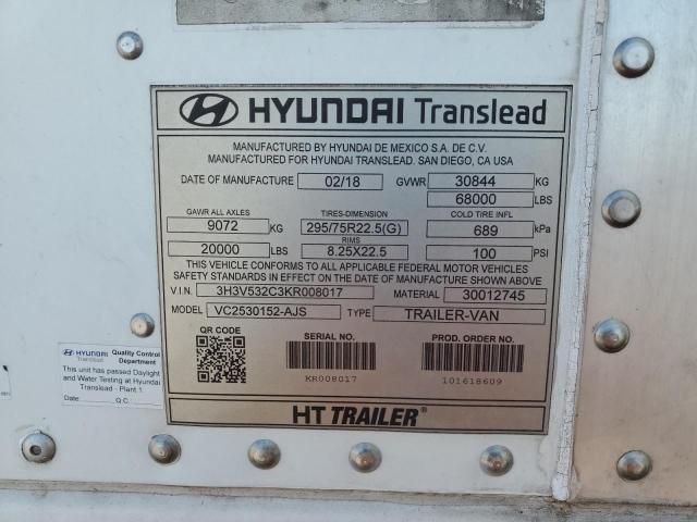 2019 Hyundai Van