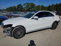 Mercedes-Benz salvage cars for sale: 2015 Mercedes-Benz C 300 4matic