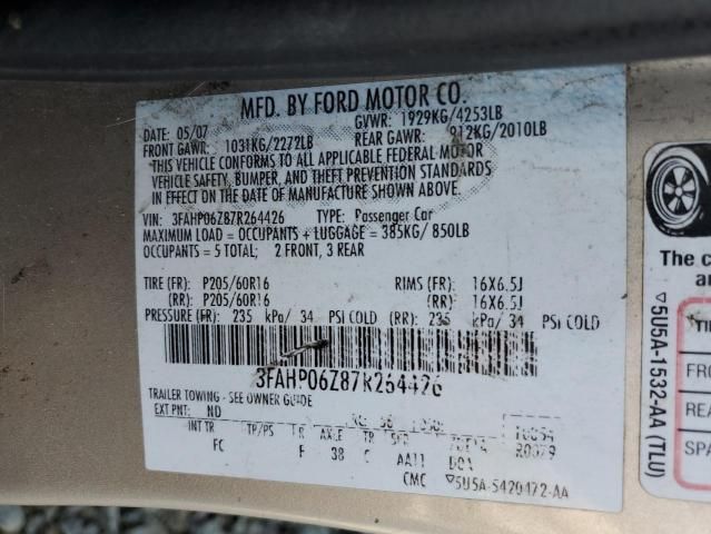 2007 Ford Fusion S