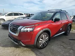 Salvage cars for sale from Copart Arcadia, FL: 2022 Nissan Pathfinder Platinum