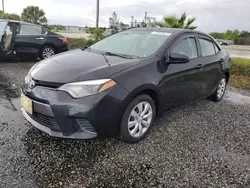 Salvage cars for sale at Riverview, FL auction: 2016 Toyota Corolla L