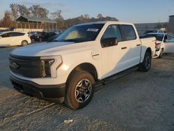 Salvage cars for sale at Spartanburg, SC auction: 2022 Ford F150 Lightning PRO