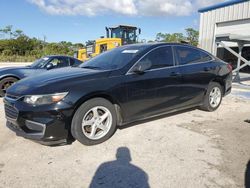 Chevrolet salvage cars for sale: 2017 Chevrolet Malibu LS