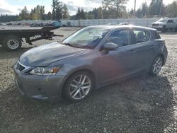 Salvage cars for sale at Graham, WA auction: 2015 Lexus CT 200