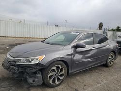 Salvage cars for sale at Van Nuys, CA auction: 2017 Honda Accord EXL