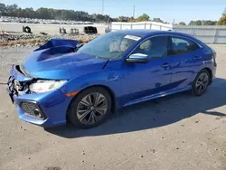 Salvage cars for sale at Dunn, NC auction: 2017 Honda Civic EX