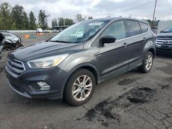 Vehiculos salvage en venta de Copart Portland, OR: 2017 Ford Escape SE