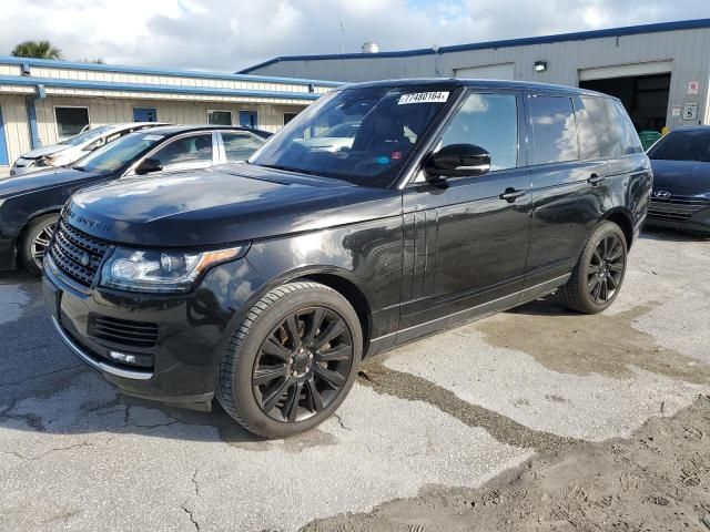 2017 Land Rover Range Rover Supercharged