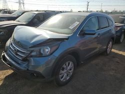 Salvage cars for sale at Elgin, IL auction: 2013 Honda CR-V EXL