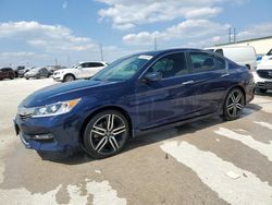 Salvage cars for sale at Haslet, TX auction: 2016 Honda Accord Sport