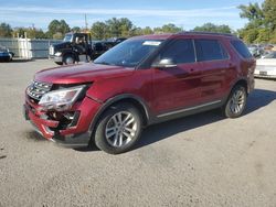 Salvage cars for sale at auction: 2017 Ford Explorer XLT