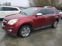 Chevrolet salvage cars for sale: 2010 Chevrolet Equinox LTZ