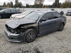 Salvage cars for sale at Graham, WA auction: 2018 Volkswagen Jetta SE