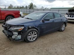 Chevrolet salvage cars for sale: 2019 Chevrolet Malibu LT