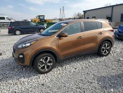 Salvage cars for sale at Barberton, OH auction: 2020 KIA Sportage LX