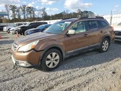 Salvage cars for sale at Spartanburg, SC auction: 2011 Subaru Outback 2.5I Limited