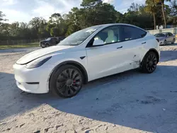 Salvage cars for sale at Fort Pierce, FL auction: 2023 Tesla Model Y