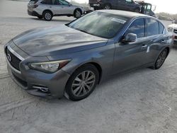 Salvage cars for sale from Copart Arcadia, FL: 2017 Infiniti Q50 Base