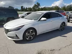 Salvage cars for sale at Apopka, FL auction: 2021 Hyundai Elantra Limited