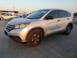 Salvage cars for sale at Grand Prairie, TX auction: 2012 Honda CR-V LX