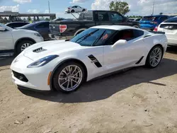 Chevrolet salvage cars for sale: 2017 Chevrolet Corvette Grand Sport 1LT