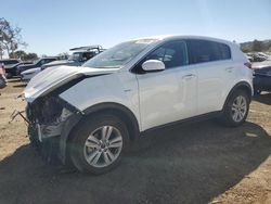 Salvage cars for sale at San Martin, CA auction: 2017 KIA Sportage LX