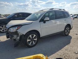 Salvage cars for sale at San Antonio, TX auction: 2017 Subaru Forester 2.5I Premium