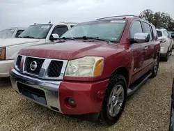 Salvage cars for sale from Copart Arcadia, FL: 2007 Nissan Armada SE