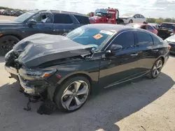 Salvage cars for sale at San Antonio, TX auction: 2018 Honda Accord Touring