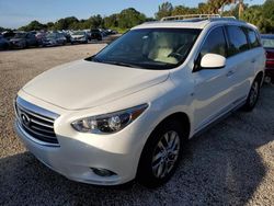 Salvage cars for sale at Riverview, FL auction: 2015 Infiniti QX60