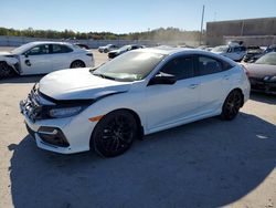 Salvage cars for sale at Fredericksburg, VA auction: 2020 Honda Civic SI