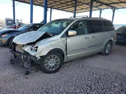 Salvage cars for sale at Phoenix, AZ auction: 2015 Chrysler Town & Country Limited Platinum