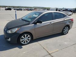 Salvage cars for sale from Copart Grand Prairie, TX: 2012 Hyundai Accent GLS