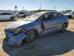 Salvage cars for sale at Dyer, IN auction: 2021 Toyota Corolla LE