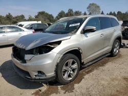 Toyota Highlander Limited Vehiculos salvage en venta: 2015 Toyota Highlander Limited